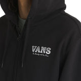 Vans Rosette Full Zip Hoodie - Black