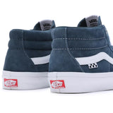 Vans Skate Grosso Mid Pig Wildleder - Blau/Weiß