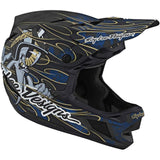 Troy Lee D4 Carbon Rennhelm - Blauer Augapfel in limitierter Auflage