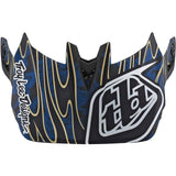Troy Lee D4 Carbon Rennhelm - Blauer Augapfel in limitierter Auflage