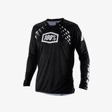 100% R -Core X Race Jersey - Schwarz/Weiß