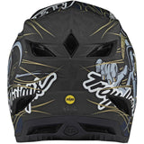 Troy Lee D4 Carbon Rennhelm - Blauer Augapfel in limitierter Auflage