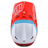 Troy Lee D3 Fiberlite Race Helm - Slant rot