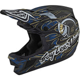 Troy Lee D4 Carbon Rennhelm - Blauer Augapfel in limitierter Auflage