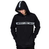 Stay Strong Reflektierende Streifen -Viertel -Zip -Jacke - Schwarz