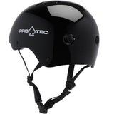 Pro-Tec Klassischer Helm - Glanz Schwarz