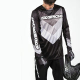 Stay Strong Chevron Race Jersey - Schwarz