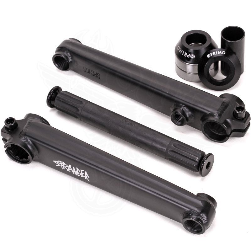 BMX 3-Piece Classic Powerbite Primo BB Mid PRIMO ＆ Crank BIKES FLY クランク BMX Crank Black - 170mm - パーツ