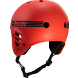 Pro-Tec Vollgeschnittener Helm - matt hellrot