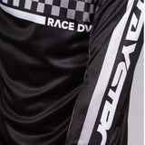 Stay Strong Checker Race Trikot - Schwarz