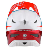 Troy Lee D3 Fiberlite Race Helm - Slant rot