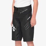 100% R-Core-Rennen Youth Kurze Hose - Schwarz