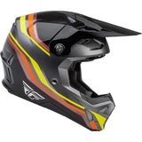 Fly Rennformel CP Speeder S.E. Helm - Schwarz/Gelb Rot