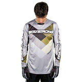Stay Strong Chevron Race Jersey - Grau