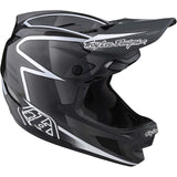 Troy Lee D4 Carbon Rennhelm - Linien/Schwarz/Grau