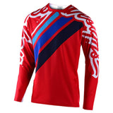 Troy Lee Sprint Seca 2.0 Renntrikot - Rot/Marine