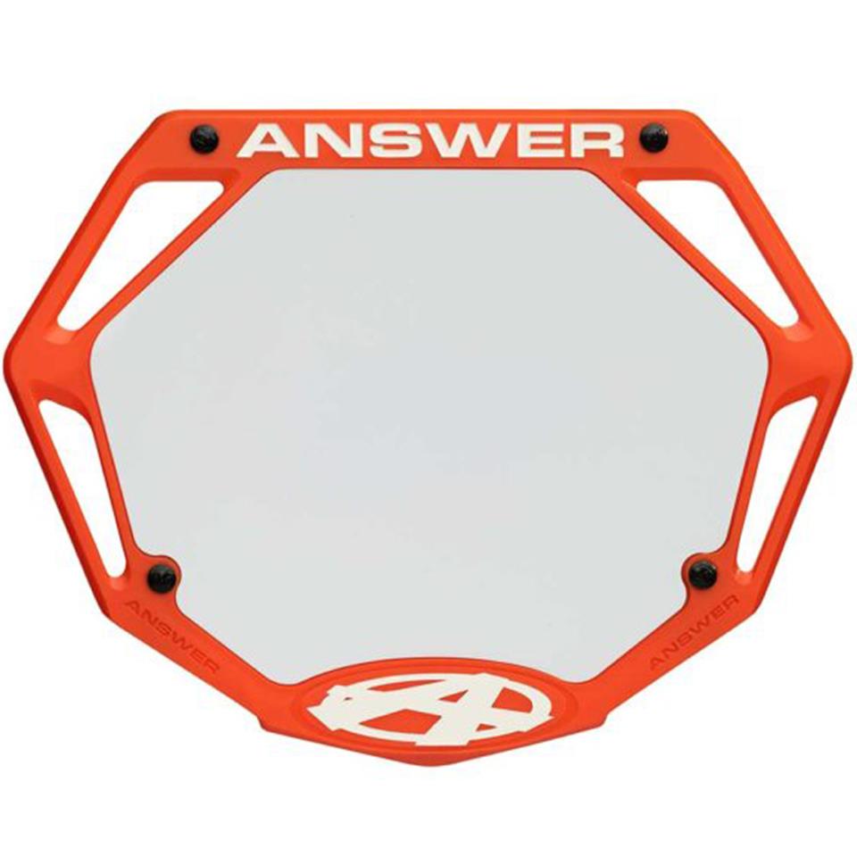 Answer 3D Race Number Plate