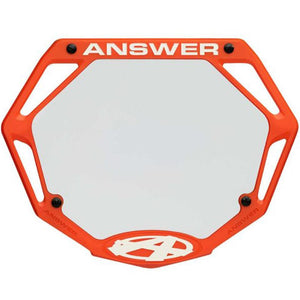 Answer 3D Race Number Plate