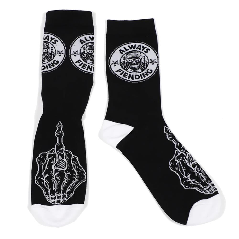 Fiend Immer teuflische Socken - Schwarz