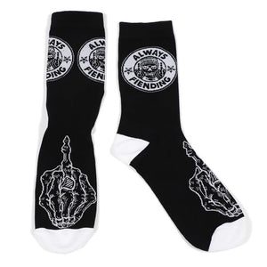 Fiend Immer teuflische Socken - Schwarz