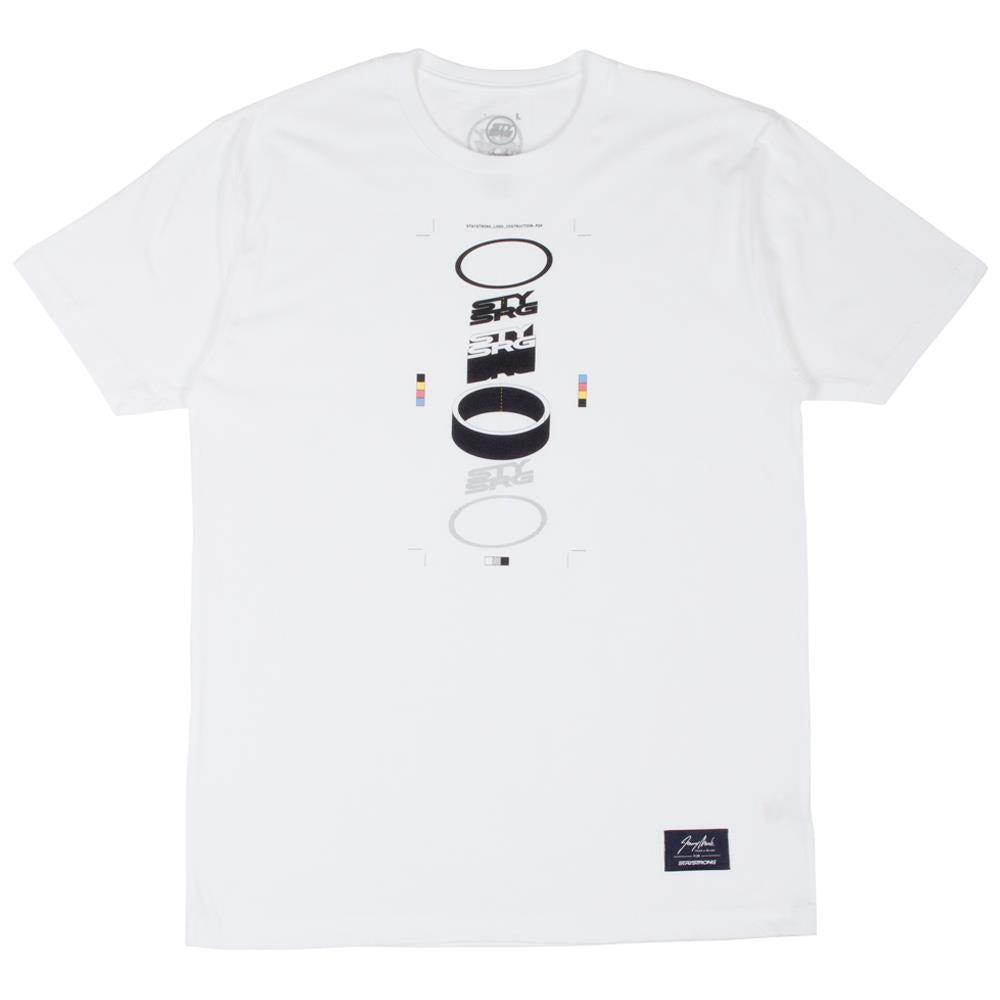 Stay Strong X Jonny Mole Construction T -shirt - Bianco