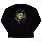 Stay Strong X Jonny Mole explodierte Langarm -T -Shirt - Schwarz
