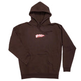 Odyssey Pennant Pullover Hoodie - braun mit Rot und Weiß