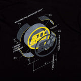 Stay Strong X Jonny Mole explodierte Langarm -T -Shirt - Schwarz