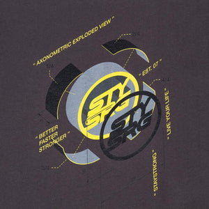 Stay Strong X Jonny Mole Exploched T -shirt - Asphalt