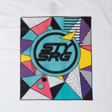 Stay Strong T -shirt di Memphis - Bianco