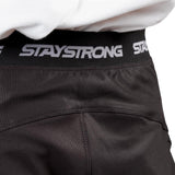 Stay Strong V3 Rennshorts - Schwarz/Weiß