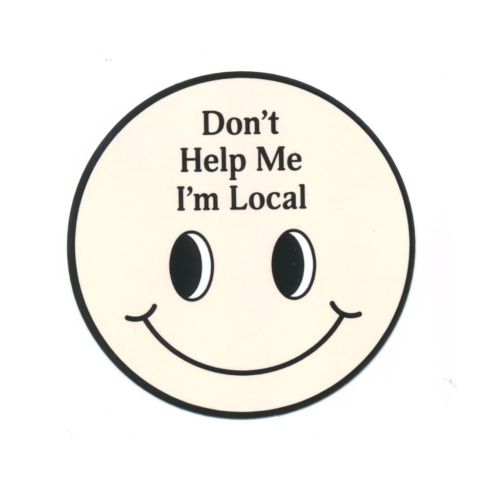 Help Don't Help Me Sticker