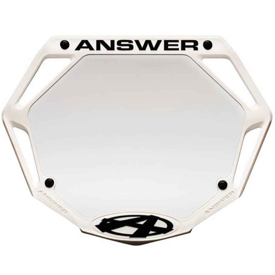 Answer 3D Race Number Plate