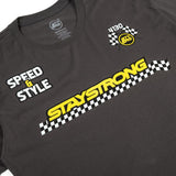 Stay Strong Speed ​​& Style T -Shirt - Asphalt