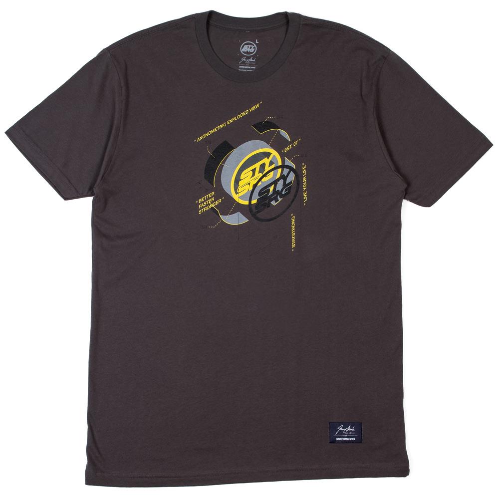 Stay Strong X Jonny Mole Exploched T -shirt - Asphalt