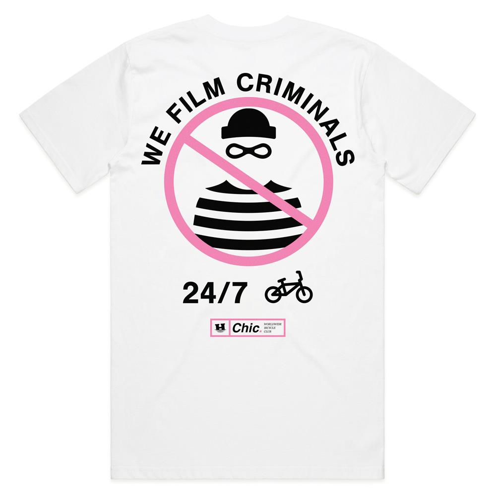 Chic x Help 'We Fil Criminals' T-shirt - White