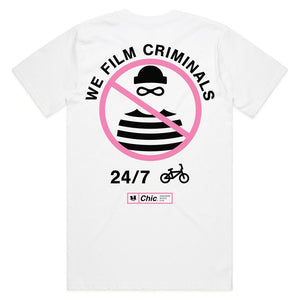 Chic x Help 'We Fil Criminals' T-shirt - White
