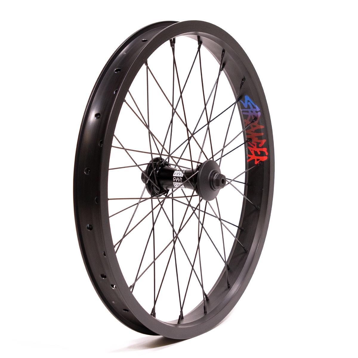 Cult Crew / Stranger Crux XL Custom Front Wheel - Matt Black