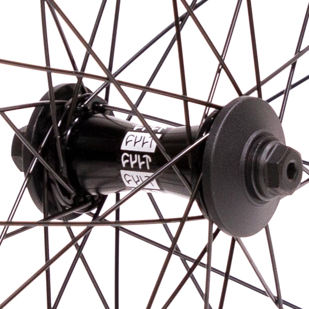 Cult Crew / Stranger Crux XL Custom Front Wheel - Matt Black