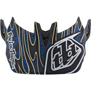 Troy Lee D4 Carbon Race Helmet - Limited Edition Blue Eyeball