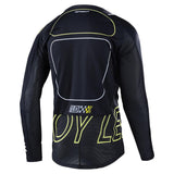 Troy Lee Sprint Race Jersey kommt herein - Schwarz/Grün