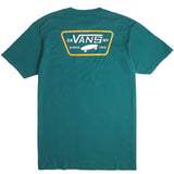 Vans T -shirt full patch posteriore - verde acqua/bianco