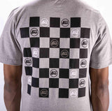 Stay Strong T -shirt Checker - Grigio