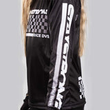 Stay Strong Youth Checker Race Trikot - Schwarz