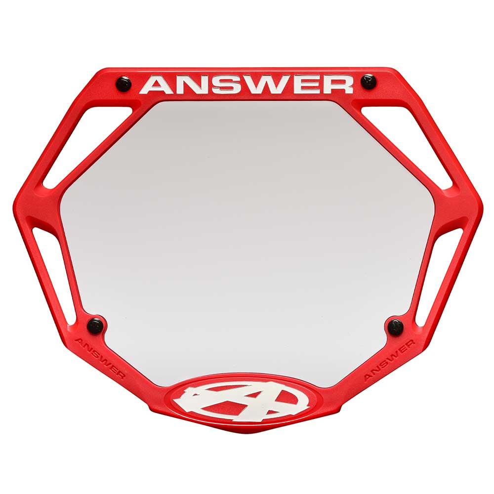 Answer 3D Race Number Plate