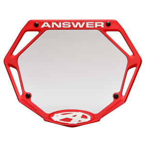 Answer 3D Race Number Plate