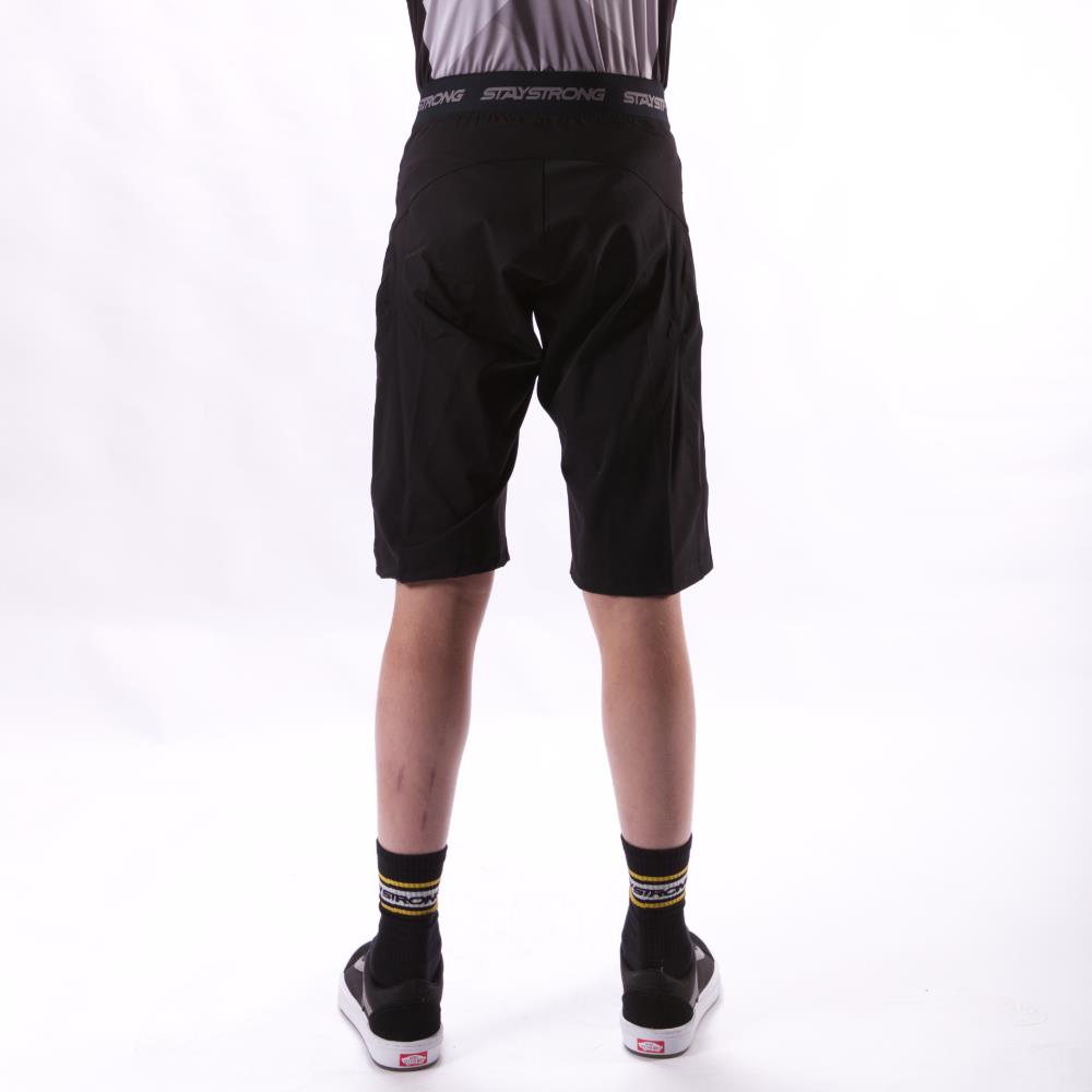 Stay Strong V2 Race Shorts - Schwarz/Schwarz
