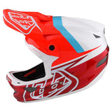 Troy Lee D3 Fiberlite Race Helm - Slant rot