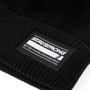 Stay Strong BFS Patch Beanie - Schwarz