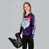 Stay Strong Youth Chevron Race Trikot - lila